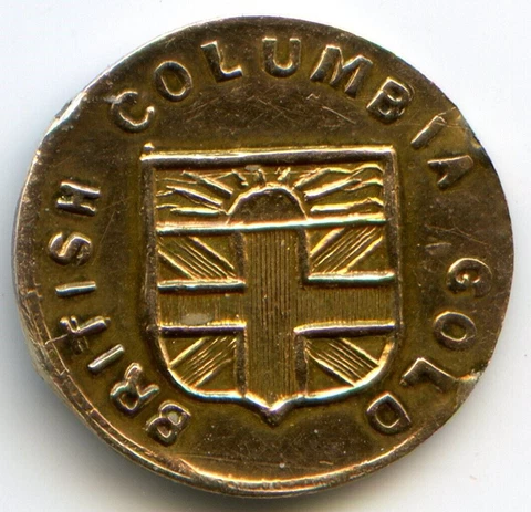 SCARCE 1916 $1 British Columbia Gold / Greene-410 / California Gold Style, R.7 Cover