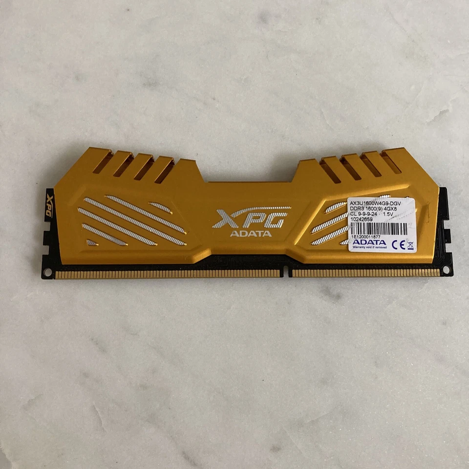 Adata XPG AX3U1600W4G9-DGV 4GB DDR3 1600MHz 12800 Desktop Memory RAM Stick - Image 1 of 3
