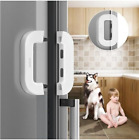 2Pc Home Freezer Lock Refrigerator Fridge Door Lock Safety Child Lock Latch