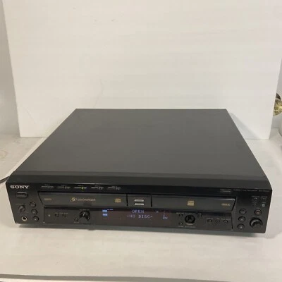 Sony RCD-W500C  CD Recorder / 5 Discs Changer Player Deck A Does Not Open - Image 1 of 3