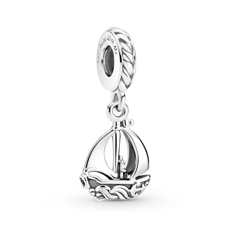 Pandora S925 ALE Sail Boat Dangle Charm 799439C00 - Изображение 1 из 1