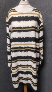 Asos Maternity Raw Hem Dress Blakc Multi UK 12 LN052 JJ 05 - Picture 1 of 7