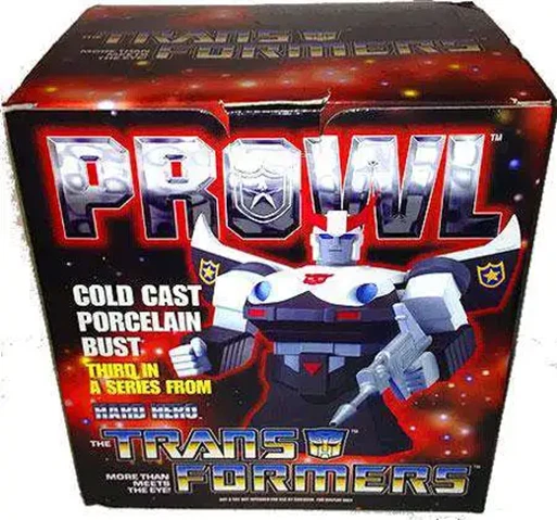 Transformers PROWL cold-cast porcelain statue 16cm Hard Hero - Imagen 1 de 2