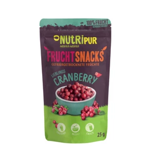 Gefriergetrocknete Cranberry: getrocknete Früchte ungezuckert von NutriPur - Bild 1 von 1
