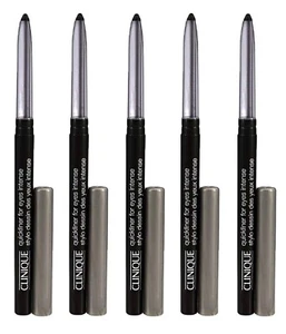 Lot of 5: Clinique Quickliner For Eyes Intense  Eyeliner ~ 01 Intense Black - Picture 1 of 4