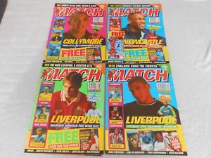 MATCH Magazine Bundle x 4 May /JULY 1996 Rare Collectable 90s Football mags (Bo) - Picture 1 of 9
