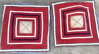 Juego de 2 fundas rojas cuadradas blancas de granero de cerámica para niños funda de almohada ropa de cama sofá de algodón Foto 1 de 4