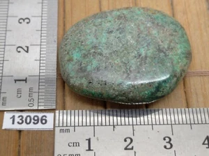 CHRYSOCOLLE pierre plate galet - mineraux lithotherapie soin reiki bien etre - Picture 1 of 2