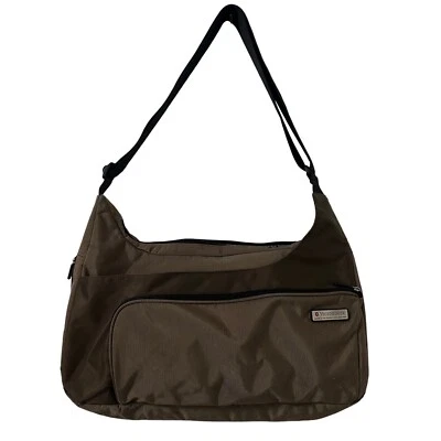 Victorinox Swiss Army Expandable Crossbody Messenger Bag Black Adjustable Strap - Image 1 of 4