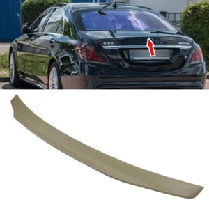 Unpainted FRP For Mercedes Benz W222 S-CLASS S63 P Look Rear Trunk Spoiler 2020 - Picture 1 of 4