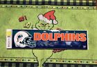 Vintage Miami Dolphins Bumper Sticker 2000 Wincraft New 3x12 NFL