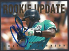 1995 Fleer Update Rookie Update #4 Charles Johnson IP autograph signed card. rookie card picture