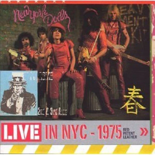 New York Dolls - Live In NYC 1975 Red Patent Leather - Cassette NEW Foto 1 de 1