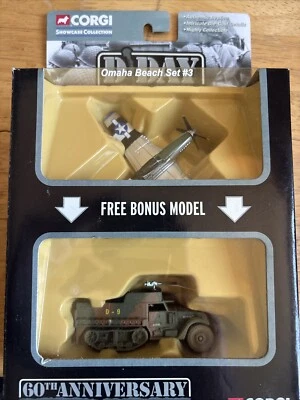 Corgi D-Day 60th Anniversary Series Die-Cast Models Omaha Beach Set #3 NIB - Image 1 of 4