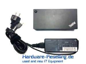 Lenovo Docking Station USB-C 40A9 + alimentatore originale 90W ADLX90NLC3A ThinkPad - Foto 1 di 4