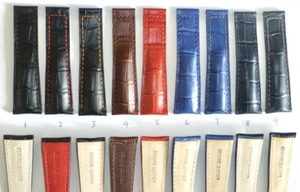 Repuesto de correa de reloj de cuero genuino de 22 mm,20 mm para TAG HEUER - Imagen 1 de 10
