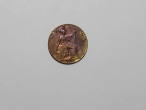 Old Great Britain Coin - 1919 Farthing - Circulated - Picture 1 of 2