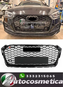 GRIGLIA ANTERIORE AUDI A5 F5 2016-2019 CALANDRA S5 RS5 NIDO D'APE NERA - Foto 1 di 6