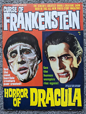 VTG 1964 PULP COMIC #2 FAMOUS FILMS CURSE OF FRANKENSTEIN + HORROR OF DRACULA