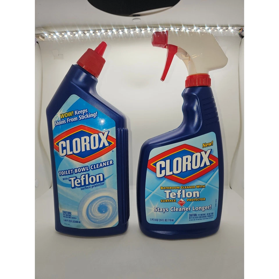Limpiador de inodoro y baño Clorox de teflón 95 % completo  Foto 1 de 4