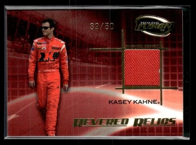 2009 Press Pass Fusion Kasey Kahn Revered Relics Gold /50 - Image 1 of 2