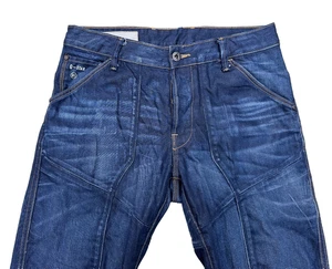 Jeans G-Star 'RANCH 5620 3D TAPERED' envejecidos oscuros W34 L34. - Imagen 1 de 12