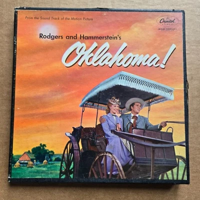 Oklahoma! Rodgers And Hammerstein's 4x 45 7" Record Vinyl Box Set Capitol Foto 1 de 4