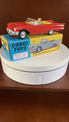 Corgi Model Club 215S - Ford Thunderbird Open Sports Car Boxed Diecast - Image 1 of 4