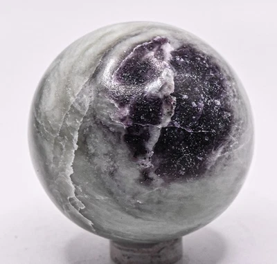 47mm Kammererite Clinochlore Sphère Poli de Collection Cristal Minérale - Inde - Photo 1/4