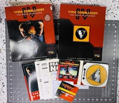 Wing Commander IV The Price of Freedom MS-DOS PC CD 1995 COMPLETE - Image 1 of 4