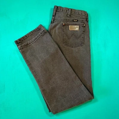 Jeans Wrangler Vintage Años 90 Gris Desvanecido Perfecto Vintage Wrangler Western Jeans Foto 1 de 4