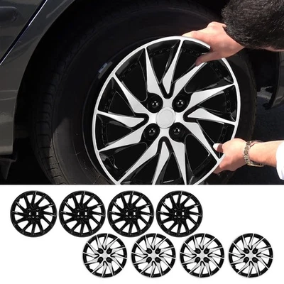 New 4pcs 14 Inch Hubcaps Fashionable Protective Wheel Covers For Most Cars - Image 1 of 4