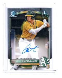 2025 Bowman Chrome Prospect Autographs #CPASM Shotaro Morii Auto - Picture 1 of 2