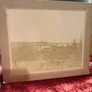 J.W. Fry’s Residence 6 Miles Southeast Davenport Washington State antique photo - Picture 1 of 13