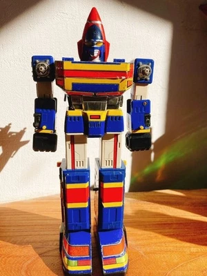 Choushinsei Flashman Chogokin DX Cambio Robo BANDAI Zord Juguete Foto 1 de 4