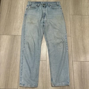 Vintage 90s Levis 550 Jeans Herren Light Wash Relaxed Fit Tapered Orange Tab 33x32 - Bild 1 von 5