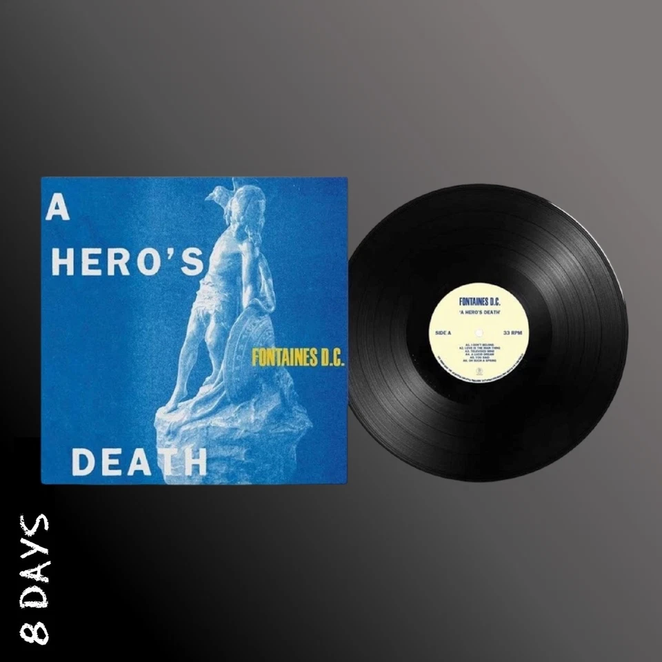 Fontaines D.C. - A Hero's Death - Black Vinyl - Same Day Dispatch - Image 1 of 1