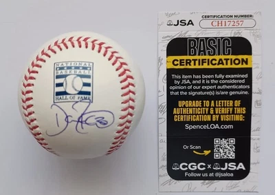 Los Angeles Dodgers Dave Roberts Firmado Oficial MLB Béisbol Salón de la fama béisbol WSC Foto 1 de 2