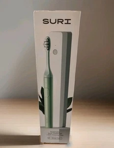 Brosse à dents électrique Suri NEUVE - Auto-nettoyante durable. BOITE SCELLÉE fougère hiver - Photo 1/6