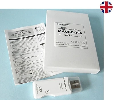 NEW BOXED OLYMPUS XD MEMORY CARD READER EASY PHOTO UPLOAD ALL XD CARDS FREE POST - Image 1 of 3