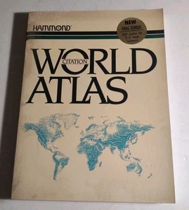 Hammond Citation World Atlas. Paperback Book. - Picture 1 of 10