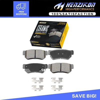 Задние керамические дисковые тормозные колодки подходят для Elantra Sonata Tucson Optima Sportage США новые. - Изображение 1 из 4