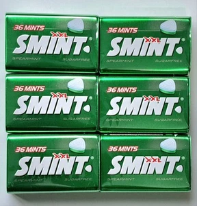 SMINT XXL SPEARMINT SUGARFREE TINS. 6 PACKS. 6x25g.BEST BEFORE 19/09/2025 - Picture 1 of 3