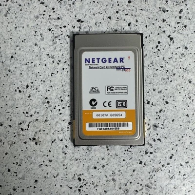 Netgear 10/100 Mbps Network Card for Notebook PC, model FA510, No Dongle - Image 1 of 4