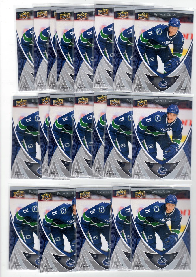 1X MASON RAYMOND 2007-08 UD Rookie Class #28 RC MINT Vancouver Canucks - Image 1 of 1
