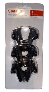 Staples Claw Staple Removers Black 3/Pack New In Packaging - Picture 1 of 2