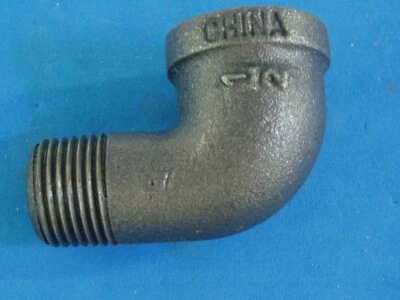 1/2" BLACK STREET ELBOW - Image 1 of 2