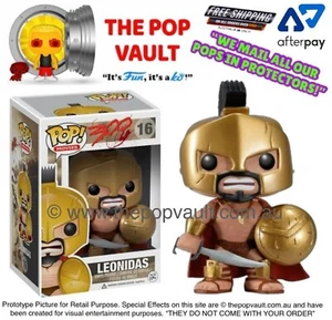 FUNKO POP VINYL MOVIES 300 16 LEONIDAS BNIB + PROTECTOR VAULTED RARE GRAIL - Picture 1 of 7