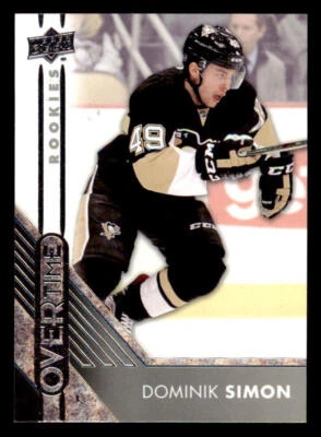 2016-17 Upper Deck Overtime #106 Dominik Simon RC - Image 1 of 2