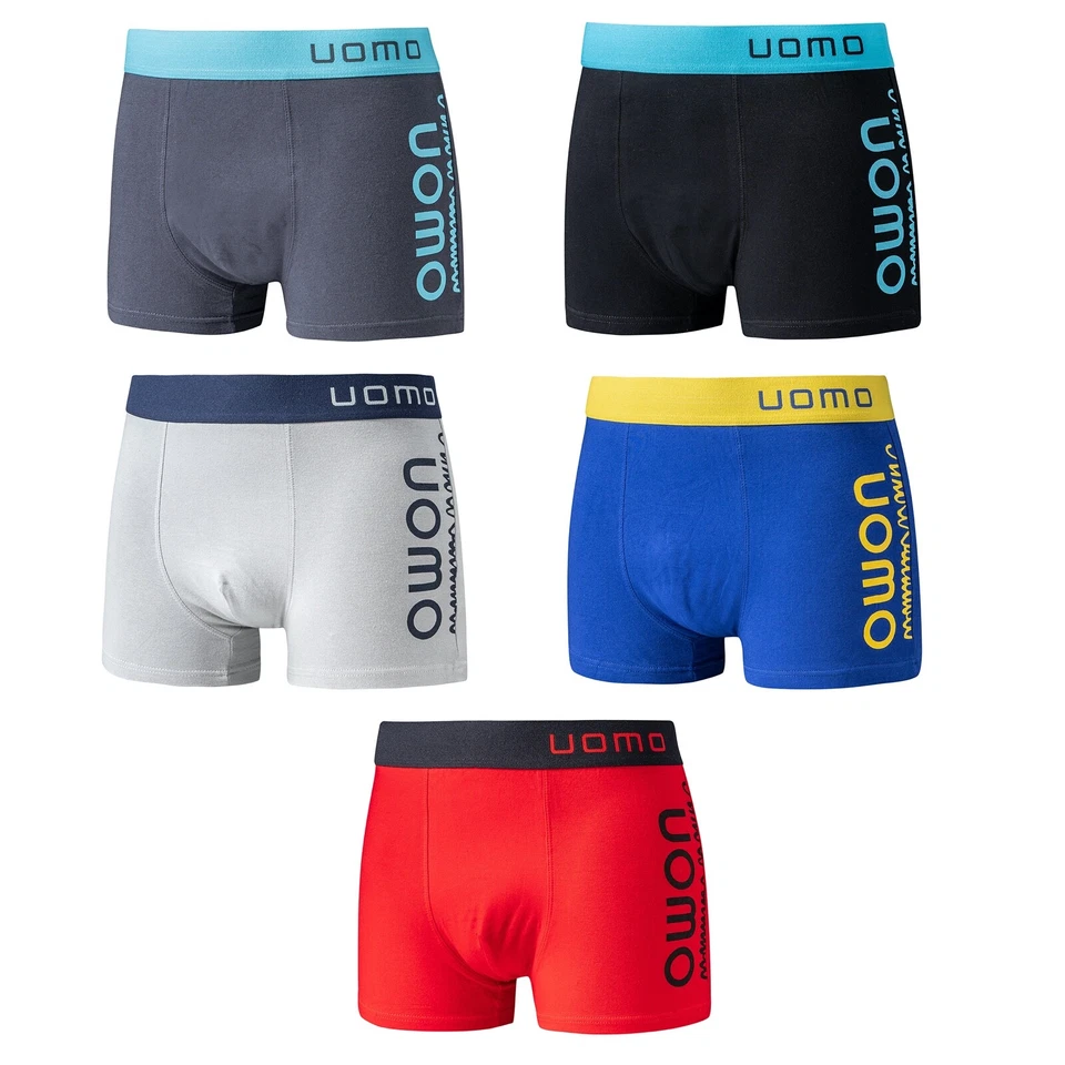 BOXERSHORTS RETROSHORTS BAUMWOLLE HERREN UNTERWÄSCHE UOMO UNTERHOSE 5 / 10 PACK